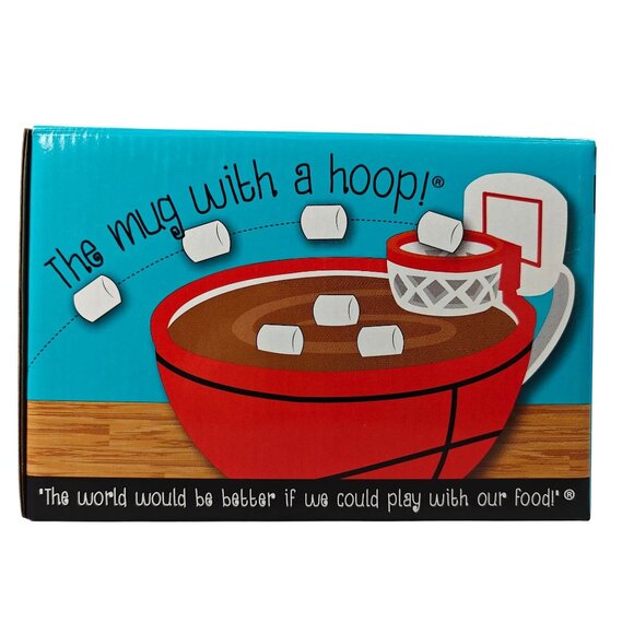 Basketball Mug With Hoop Maxi's Creations Cereal Oatmeal Soup Bowl NEW - Picture 1 of 6